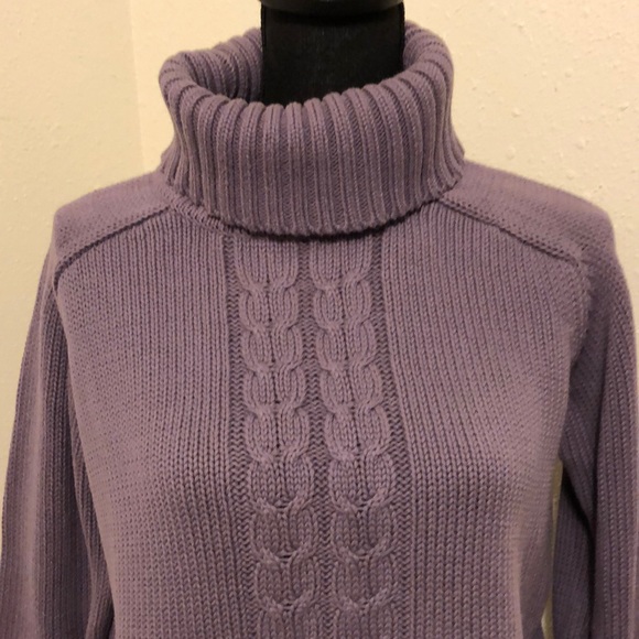 Calvin Klein Jeans Sweaters - Calvin Klein Eggplant Turtleneck Sweater
